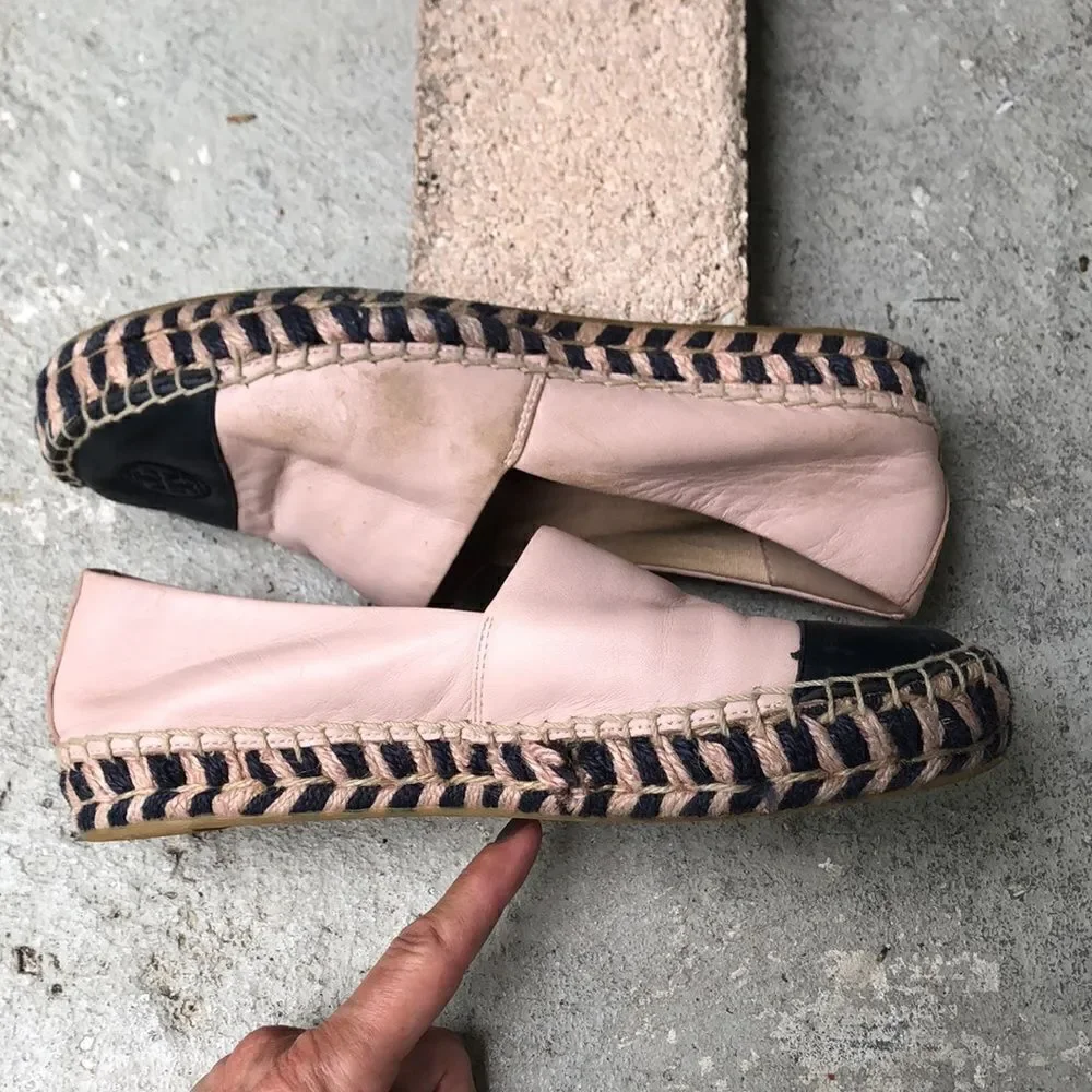 Tory Burch pink navy